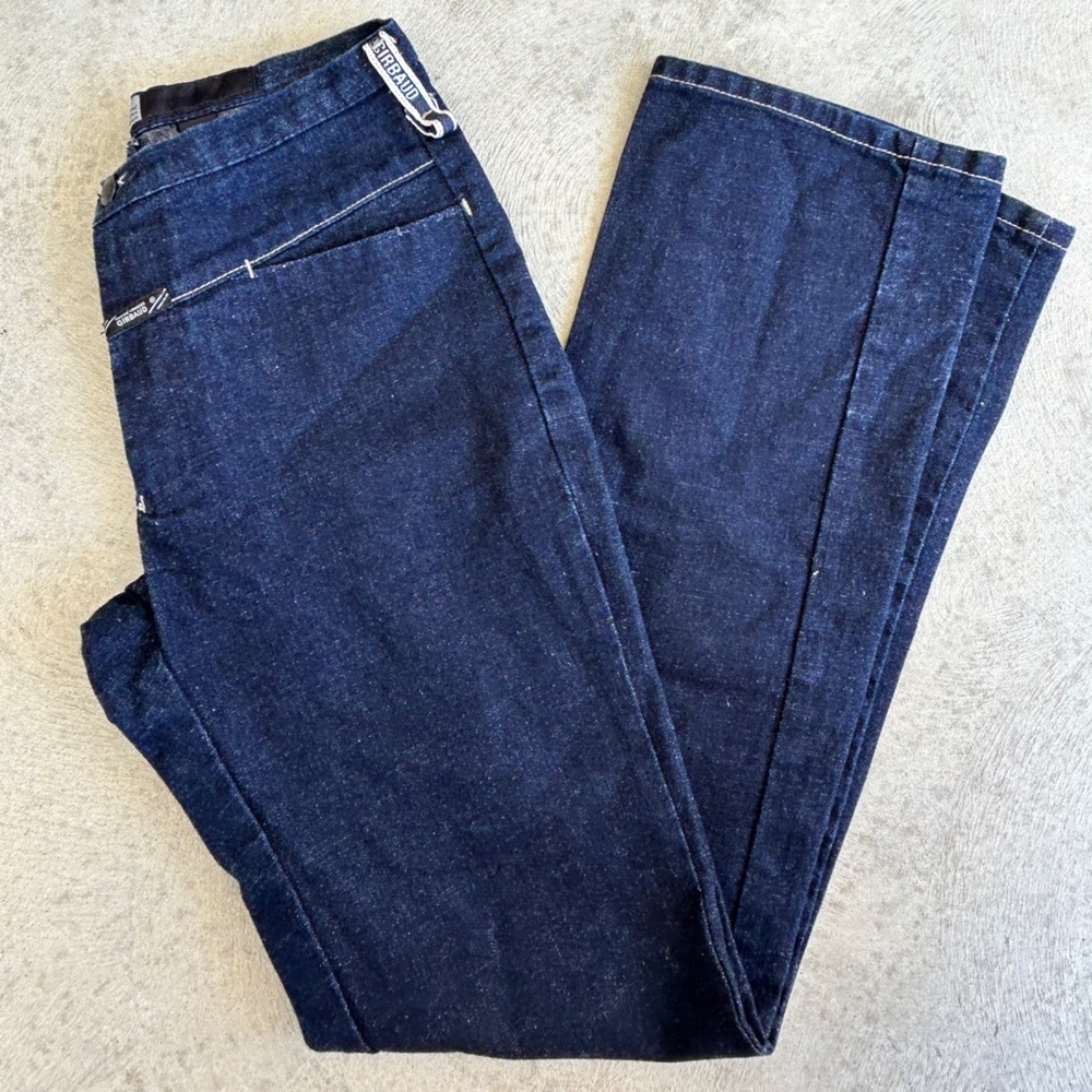 Marithe Francois Girbaud Women's Straight Leg Navy Blue Jeans